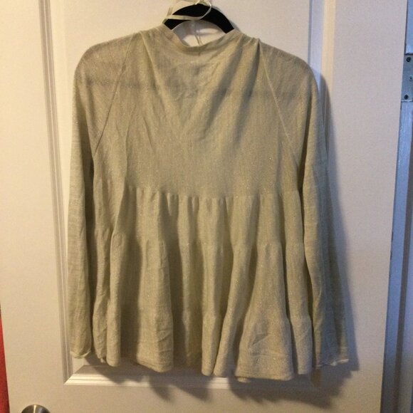 Sparkly Tahari Silver & Grey Cardigan - Size medium - Picture 4 of 4